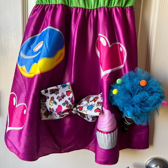 NEW JoJo Siwa Costume Dress L 10-12 - Picture 3 of 14